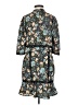 Walter Baker 100% Polyester Print Teal Casual Dress Size S - photo 2