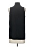 Ecru 100% Silk Black Sleeveless Silk Top Size S - photo 2