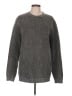 La Belle 100% Cotton Solid Gray Pullover Sweater Size L - photo 1