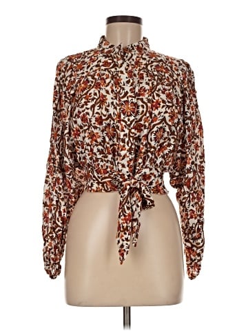 Cynthia Rowley Long Sleeve Blouse (view 1)