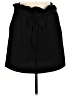 Express 100% Polyester Solid Black Casual Skirt Size L - photo 1