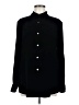 Ann Taylor Solid Black Long Sleeve Button-Down Shirt Size 6 - photo 1