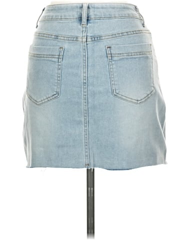 Pink Lily Denim Skirt (view 2)