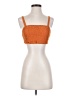 Zara Collection Orange Sleeveless Top Size S - photo 1