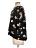 Buffalo by David Bitton 100% Viscose Floral Black Short Sleeve Blouse Size L - photo 5