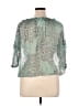 BA&SH Green 3/4 Sleeve Blouse Size Lg (3) - photo 2