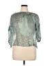 BA&SH Green 3/4 Sleeve Blouse Size Lg (3) - photo 1