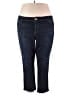 Democracy Solid Blue Jeans Size 24W - photo 1
