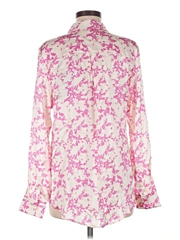 Tucker Long Sleeve Silk Top (view 2)