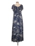 Soma Paisley Blue Casual Dress Size L - photo 2