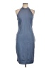 Alya Solid Blue Casual Dress Size L - photo 1