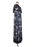 Soma Paisley Blue Casual Dress Size L - photo 4