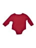 Little Legends Solid Red Long Sleeve Onesie 9-12 MO / 12 MO - photo 2