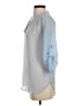 rue21 100% Polyester Silver 3/4 Sleeve Blouse Size XS - photo 5