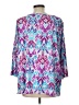 Stan Herman Purple 3/4 Sleeve Blouse Size L - photo 2