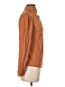Intermix Brown Long Sleeve Silk Top Size 4 - photo 4