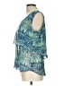 Skye's The Limit 100% Polyester Green Sleeveless Blouse Size L - photo 5