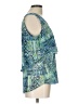Skye's The Limit 100% Polyester Green Sleeveless Blouse Size L - photo 4