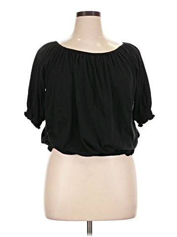 Lauren by Ralph Lauren Short Sleeve Top (view 1)