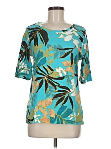 Chico's 3/4 Sleeve T-Shirt (view 1)