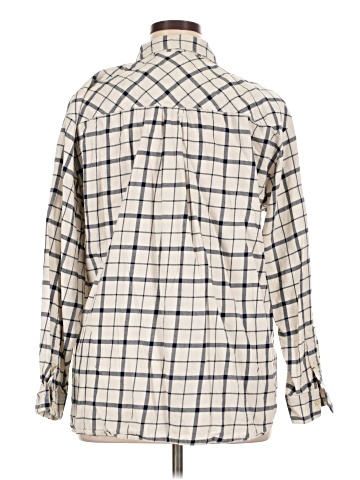 Ann Taylor LOFT 3/4 Sleeve Button-Down Shirt (view 2)