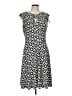Wisp Print Ivory Casual Dress Size 12 - photo 1