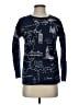 Boden Graphic Blue Pullover Sweater Size 2 - photo 1