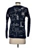 Boden Graphic Blue Pullover Sweater Size 2 - photo 2
