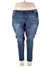 Democracy Solid Blue Jeans Size 24W - photo 1