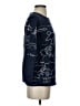 Boden Graphic Blue Pullover Sweater Size 2 - photo 4