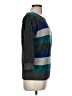 August Silk Stripes Teal Pullover Sweater Size M (estimated) - photo 4