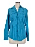 Columbia 100% Polyester Blue Long Sleeve Blouse Size M - photo 1