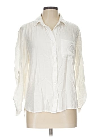 Velvet Heart 3/4 Sleeve Button-Down Shirt (view 1)