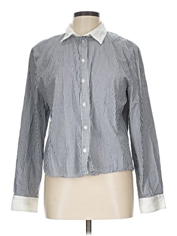 J.Crew Factory Store Long Sleeve Button-Down Shirt (view 1)