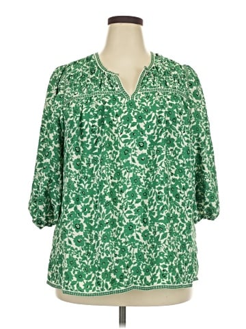 Max Studio 3/4 Sleeve Blouse (view 1)