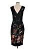 Suzy Shier Floral Black Cocktail Dress Size S - photo 2