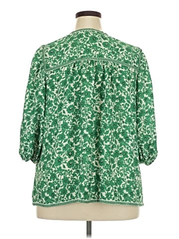 Max Studio 3/4 Sleeve Blouse (view 2)