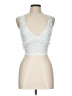 Lulus Silver Sleeveless Top Size L - photo 1