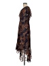 Kensie 100% Polyester Paisley Brown Cocktail Dress Size 10 - photo 5