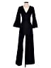 Eliza J Solid Black Jumpsuit Size 2 - photo 1