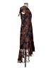 Kensie 100% Polyester Paisley Brown Cocktail Dress Size 10 - photo 4