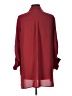 Pleione 100% Polyester Burgundy 3/4 Sleeve Blouse Size L - photo 2