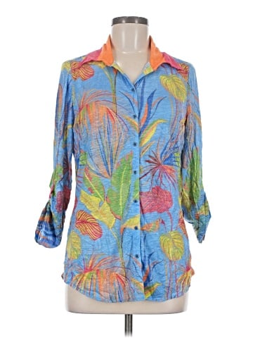 David Cline 3/4 Sleeve Button-Down Shirt (view 1)