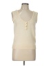 St. John Ivory Sleeveless Top Size L - photo 1
