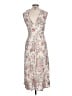 Auguste Floral Ivory Cocktail Dress Size L - photo 2