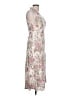 Auguste Floral Ivory Cocktail Dress Size L - photo 4