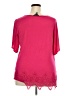 Investments 100% Polyester Pink Short Sleeve Top Size 2X - photo 2