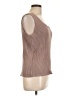 Jason Wu 100% Polyester Tan Sweater Vest Size L - photo 4