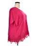 Investments 100% Polyester Pink Short Sleeve Top Size 2X - photo 4