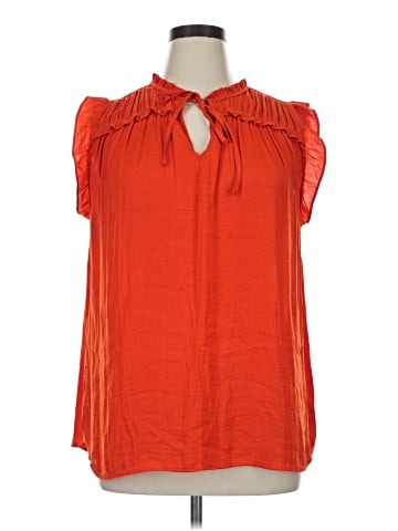 Jones New York Short Sleeve Blouse (view 1)